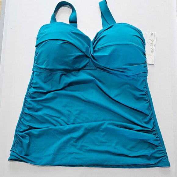 Anne Cole Live in Color Twis Bandini Top Size 18W - Picture 5 of 9